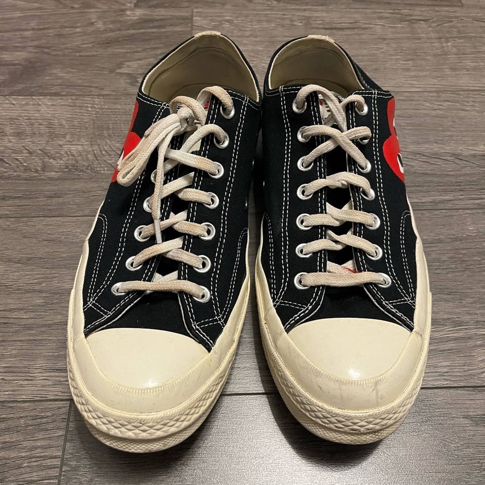 Comme des Garcons Play Black Sneakers image 2